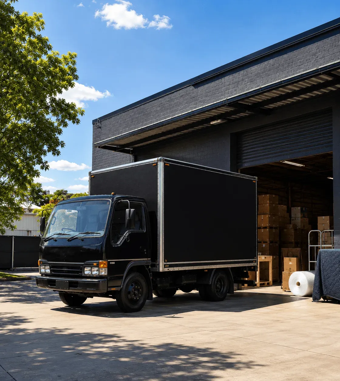 Illustrative image of a removals truck — not a verified historical photograph